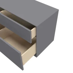 LeGer Home by Lena Gercke Lowboard »Essentials, TV-Board, TV-Kommode, TV-Schrank,TV-Möbel« 2 Stk. tlg. Breite: 222 cm, UV lackiert, Push-to-open-Funktion