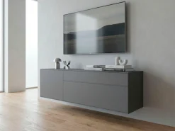 LeGer Home by Lena Gercke Lowboard »Essentials, TV-Board, TV-Kommode, TV-Schrank,TV-Möbel« Breite: 166 cm, UV lackiert, Push-to-open-Funktion