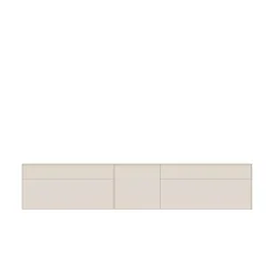 LeGer Home by Lena Gercke Lowboard »Essentials, TV-Board, TV-Kommode, TV-Schrank,TV-Möbel« 2 Stk. tlg. Breite: 277 cm, UV lackiert, Push-to-open-Funktion