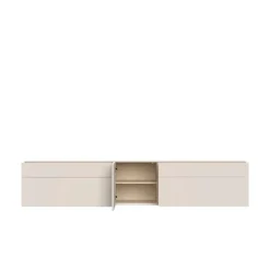 LeGer Home by Lena Gercke Lowboard »Essentials, TV-Board, TV-Kommode, TV-Schrank,TV-Möbel« 2 Stk. tlg. Breite: 277 cm, UV lackiert, Push-to-open-Funktion