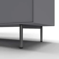 LeGer Home by Lena Gercke Sideboard »Essentials, Kommode, Anrichte, Kombikommode, Schrank mit Metallfüßen« Breite: 111 cm, UV lackiert, Push-to-open-Funktion