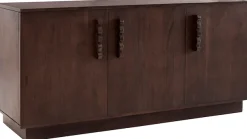 LeGer Home by Lena Gercke Sideboard »EMINA« Akazie Massivholz, 146cm Kommode, mit Soft-Close und Designgriffen