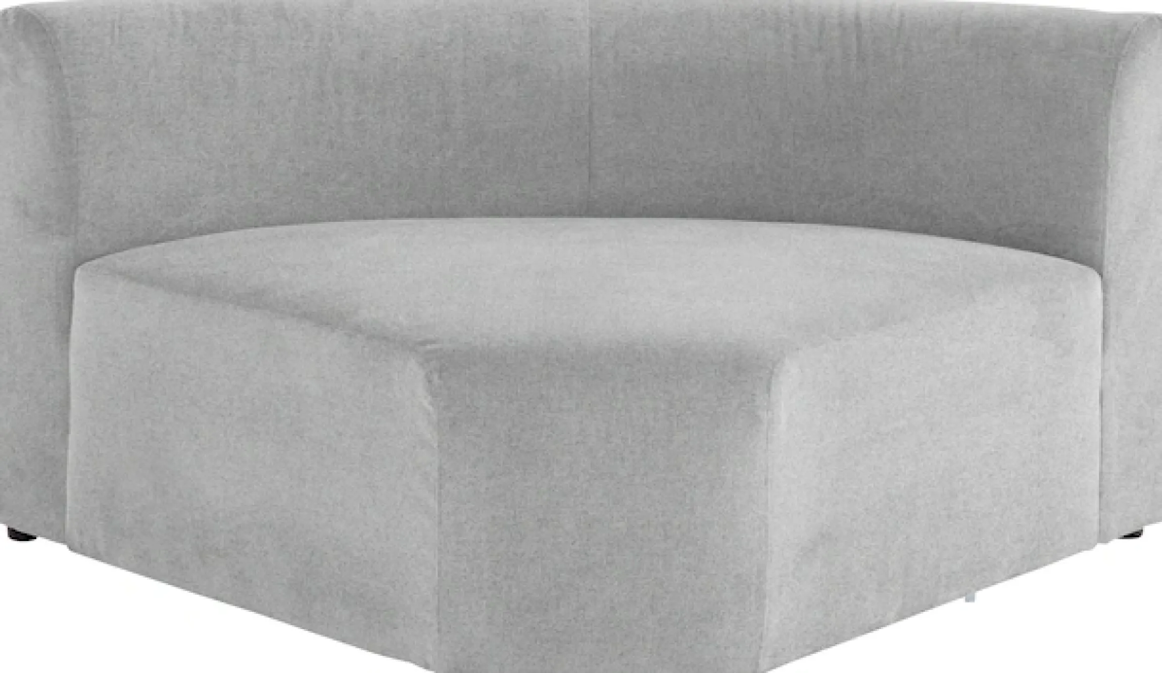 LeGer Home by Lena Gercke Sofa-Eckelement »LYZA mit gerundeter Rückenlehne, Maße B/T/H: 122/104/74 cm« als Modul oder separat verwendbar, für individuelle Zusammenstellung
