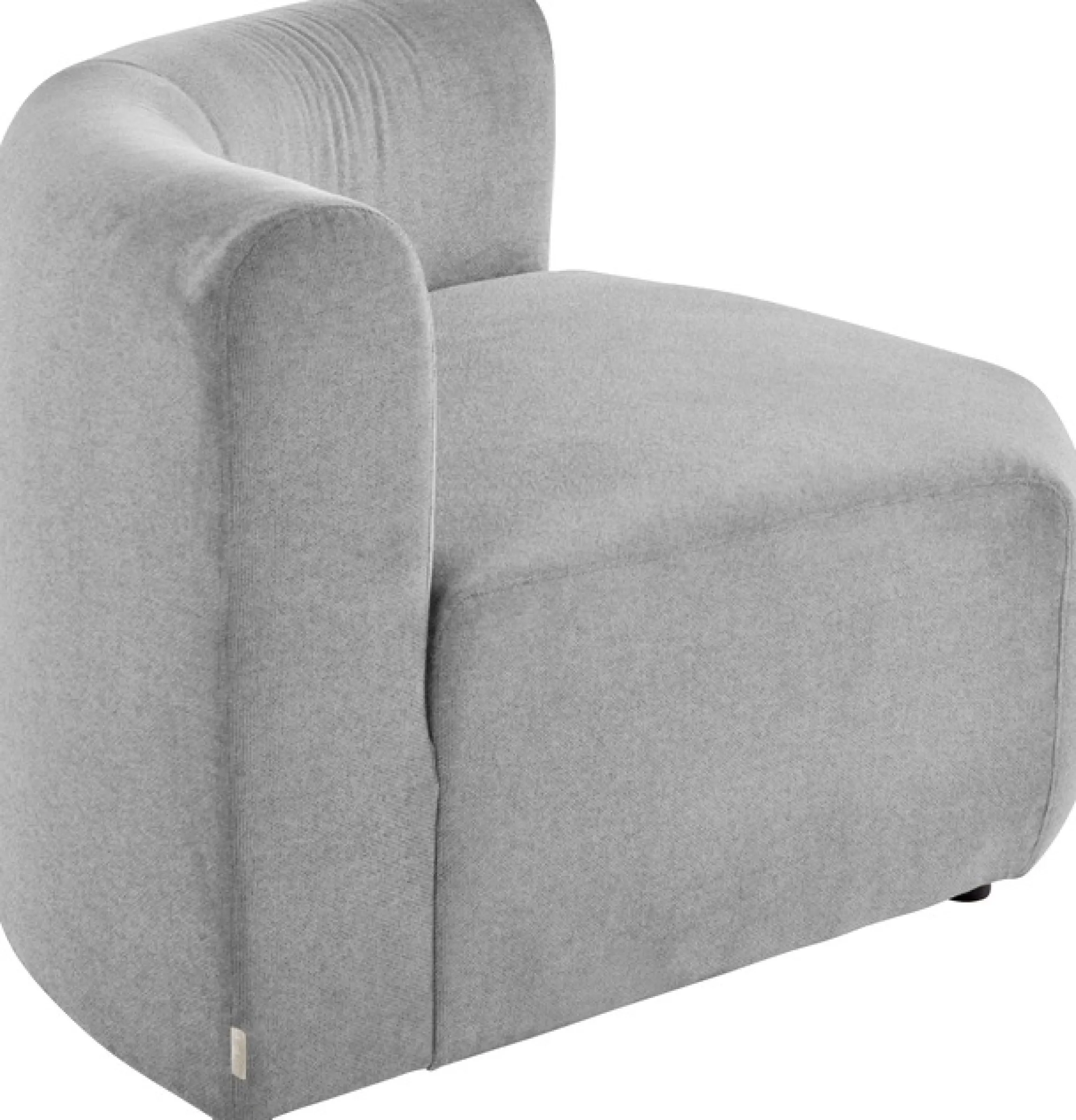LeGer Home by Lena Gercke Sofa-Eckelement »LYZA mit gerundeter Rückenlehne, Maße B/T/H: 122/104/74 cm« als Modul oder separat verwendbar, für individuelle Zusammenstellung