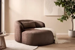 LeGer Home by Lena Gercke XXL-Sessel »Yllara, moderner Lesesessel, Loveseat mit großzügiger Sitzfläche« mit geschwungener Rückenlehne in Samt oder Struktur