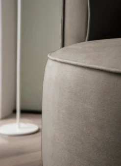 LeGer Home by Lena Gercke XXL-Sessel »ISALIE Samtoptik, Rundsessel m. Hocker, Lesesessel,Loveseat,Big-Sessel« Set,trendige Bezugsstoffe, 3 Zierkissen, große Sitzfläche
