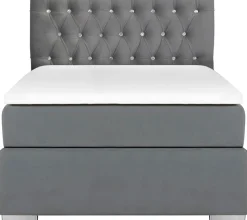 Leonique Boxspringbett »Rumba« Taschenfederkern-Matratze in Härtegrad 3, in 4 Breiten, incl. Topper