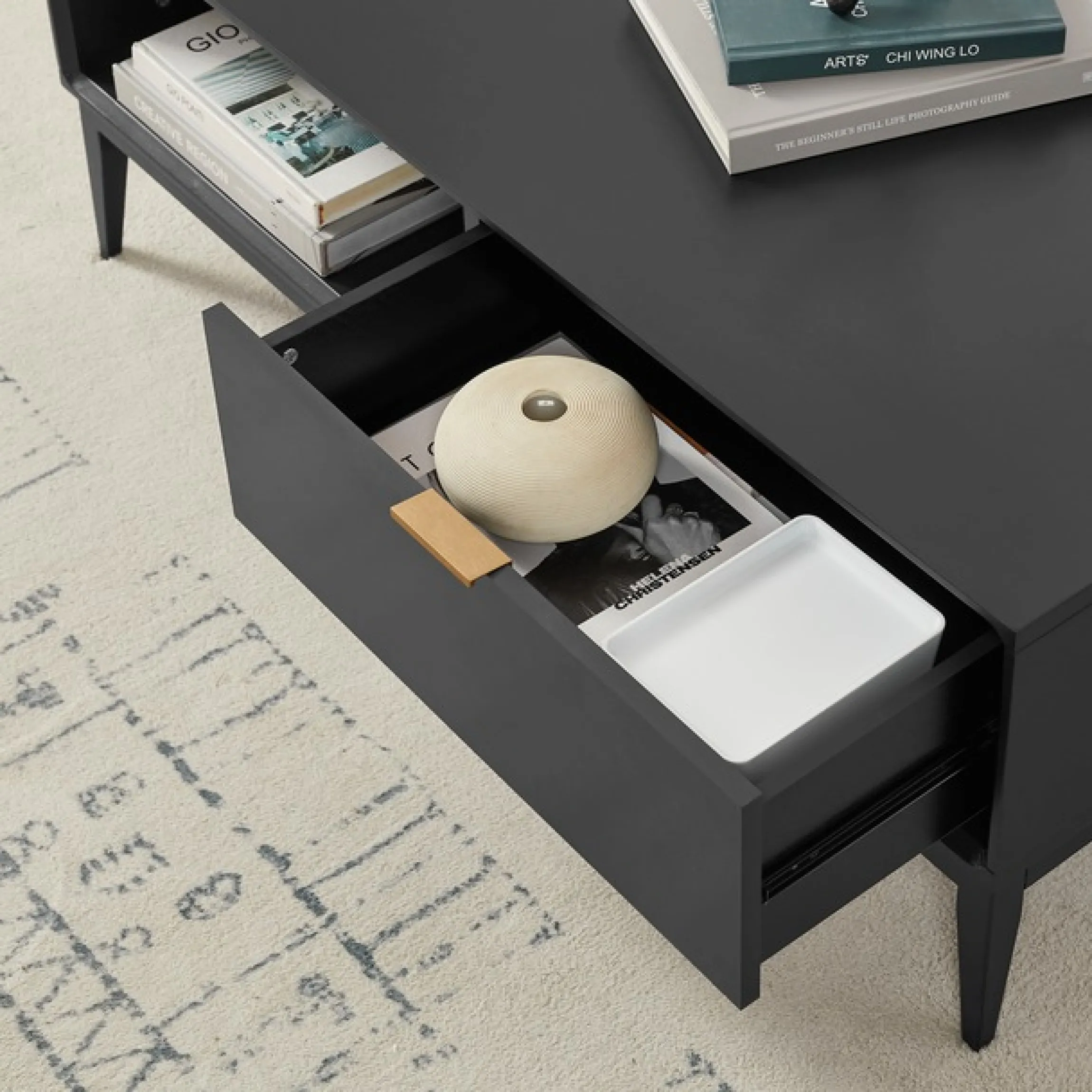 Leonique Couchtisch »Lavisha« Eisengestell und FSC-zertifiziertes Holz, Breite 110 cm
