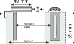 Liedeco Sichtschutzbefestigung »Top für Rollos« aus Metall