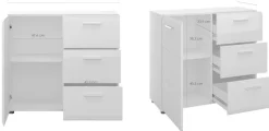 LIVING CHARM Sideboard »Merano« Breite ca. 96 cm