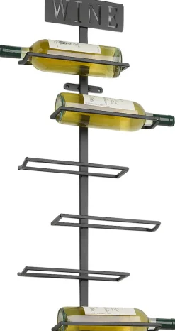 locker Flaschenregal für 6 Flaschen zum Aufhängen