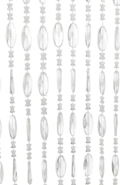 locker Türvorhang »Diamonds« Hakenaufhängung 1 Stk. tlg. Kunststoff klar, 72 Stränge, 90x200 cm