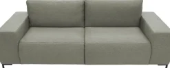 LOOKS by Wolfgang Joop Big-Sofa »Looks VI« gerade Linien, in 2 Bezugsqualitäten