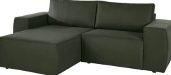 LOOKS by Wolfgang Joop Ecksofa »LooksII kubisch, bequem, strapazierfähige Bezüge, Breite 242cm, L-Form« geradlinig und komfortabel