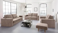 LOOKS by Wolfgang Joop 2-Sitzer »Looksv« Verwandlungssofa: aus Sofa wird Sofa mit 2 Hockern