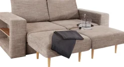 LOOKS by Wolfgang Joop 3-Sitzer »Looksvb« Verwandlungssofa: aus Sofa wird Sofa mit 2 Hockern, mit Regalfunktion