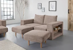 LOOKS by Wolfgang Joop 2,5-Sitzer »Looksvb« Verwandlungssofa: aus Sofa wird Sofa mit 2 Hockern, mit Regalfunktion