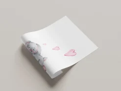 Lüttenhütt Bild mit Rahmen »oder Poster, Schlafender Hase mit Herzen« Fantasy | Herz | Herzen | Tiere 1 Stk. tlg. HD Premium Druck