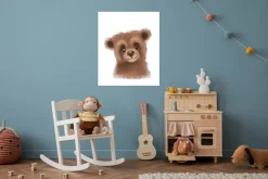 Lüttenhütt Bild mit Rahmen »oder Poster, Niedlicher Braunbär« Bär | Fantasy | Tiere 1 Stk. tlg. HD Premium Druck