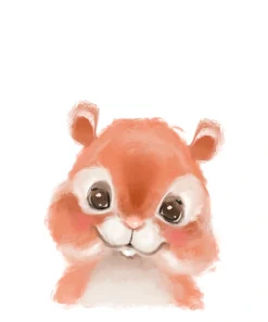 Lüttenhütt Bild mit Rahmen »oder Poster, Niedliches Eichhörnchen« Eichhörnchen | Fantasy | Tiere 1 Stk. tlg. HD Premium Druck