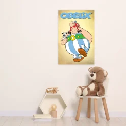 LuckyLinde Leinwandbild »Obelix und Idefix« Fantasy | Figuren | Film | Filmfiguren 1 Stk. tlg. Canvasbild Wanddeko Bild zum Film "Kampf der Häuptlinge"