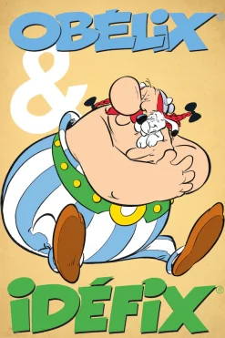 LuckyLinde Leinwandbild »Obelix und Idefix II« Fantasy | Figuren | Film | Filmfiguren 1 Stk. tlg. Canvasbild Wanddeko Bild zum Film "Kampf der Häuptlinge"