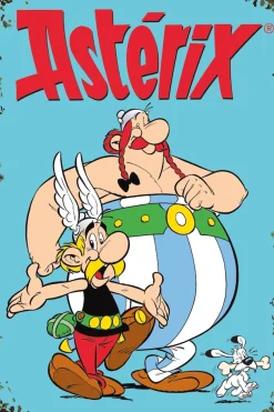 LuckyLinde Metallbild »Asterix, Obelix und Idefix« Fantasy | Figuren | Film | Filmfiguren 1 Stk. tlg. Stahlschild 20x30 cm Wanddeko Bild zum Film "Kampf der Häuptlinge"