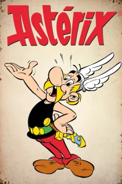 LuckyLinde Metallbild »Asterix« Fantasy | Figuren | Film | Filmfiguren 1 Stk. tlg. Stahlschild 20x30 cm Wanddeko Bild zum Film "Kampf der Häuptlinge"