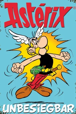 LuckyLinde Metallbild »Asterix Unbesiegbar II« Fantasy | Figuren | Film | Filmfiguren 1 Stk. tlg. Stahlschild 20x30 cm Wanddeko Bild zum Film "Kampf der Häuptlinge"