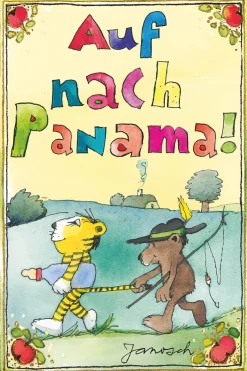 LuckyLinde Wanddekoobjekt »Auf nach Panama!« Exklusive JANOSCH Kindermotive, Stahlschild