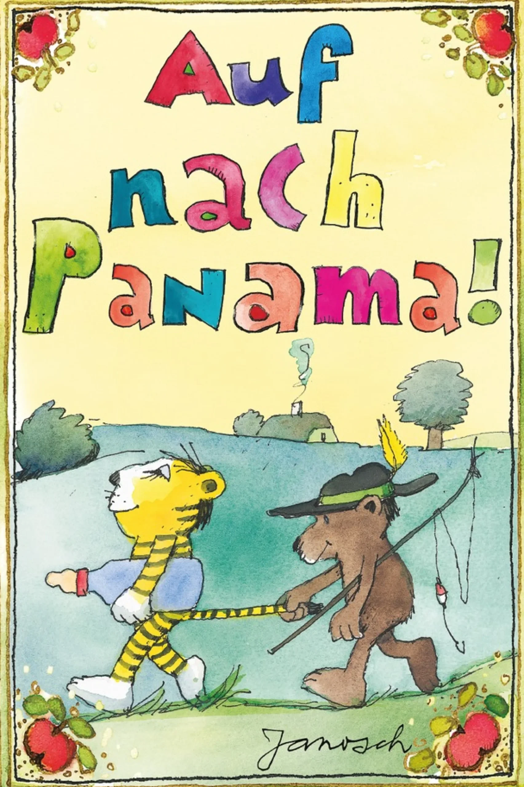 LuckyLinde Wanddekoobjekt »Auf nach Panama!« Exklusive JANOSCH Kindermotive, Stahlschild
