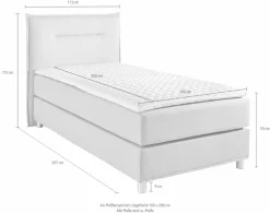 Maintal Boxspringbett inkl. Topper