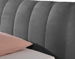 Maintal Polsterbett »Hügeldorf« inklusive Bettkasten, in H2, H3 & H4 erhältlich, aus Cord-Bezug
