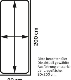 Maintal Polsterliege mit Seiten- und Rückenteil