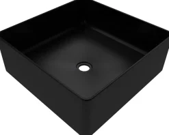 Marwell Aufsatzwaschbecken 36,5x36,5x13,5 cm, mit Pop-up-Ablaufventil