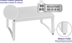 Maximex Schrankeinsatz »Teleskop« ausziehbar von 30-54 cm, mehr Stauraum im Schrank, Tragkraft 5 kg