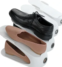 Maximex Schuhstapler »4er« Set, 4 Stk. tlg. Schuhhalter, 50 % mehr Platz im Schuhschrank, Kunststoff, 4-teilig