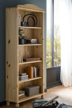 Möbilia Bücherregal »Chur« mit gedrechselten Füßen