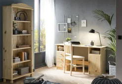 Möbilia Bücherregal »Chur« mit gedrechselten Füßen