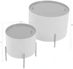 Möbilia Couchtisch Set, 2 Stk. tlg. mit Stauraum im Inneren