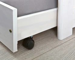 Möbilia Einzelbett 3 Stk. tlg. inklusive Schublade auf Rollen