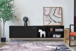 Möbilia Lowboard »Melia« Kommode mit Kabeldurchführungen