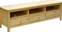 Möbilia Lowboard 1 Stk. tlg. Kommode mit drei Kabeldurchführungen