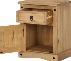 Möbilia Nachtkommode im Landhaus-Stil