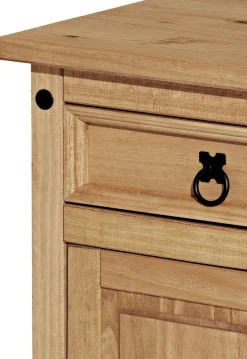 Möbilia Nachtkommode im Landhaus-Stil