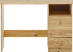 Möbilia Schreibtisch »Chur« Gefertigt aus massivem Kiefernholz, Home office