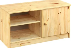 Möbilia Schuhschrank 1 Stk. tlg. gefertigt aus massivem Kiefernholz