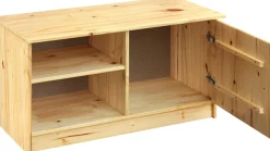Möbilia Schuhschrank 1 Stk. tlg. gefertigt aus massivem Kiefernholz