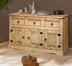 Möbilia Sideboard Kommode im mexikanischen Landhaus-Stil