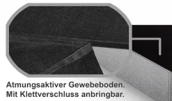 meise.möbel Boxbett »KORSIKA, Polsterbett mit Bettkasten, inkl. Taschenfederkernmatratze H3« mit Kaltschaum-Topper, Cordstoff-Bezug, 140x200 cm, Holzfüße